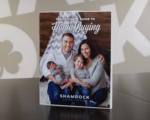 Home Buying eBook standing up on table